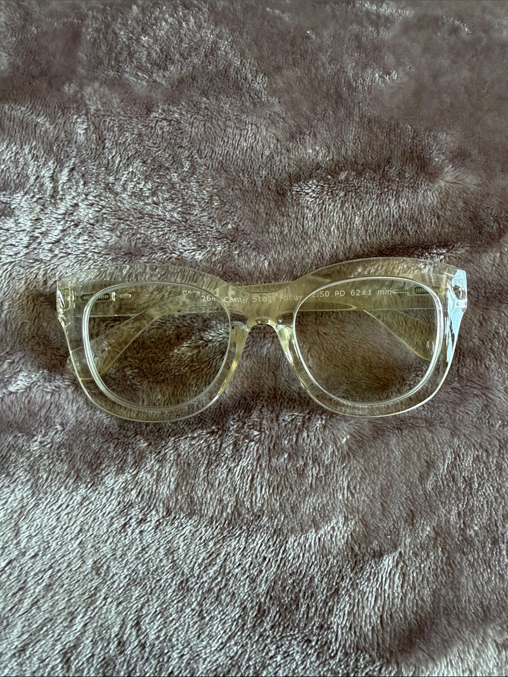 Peepers clear frame reading glasses +2.50